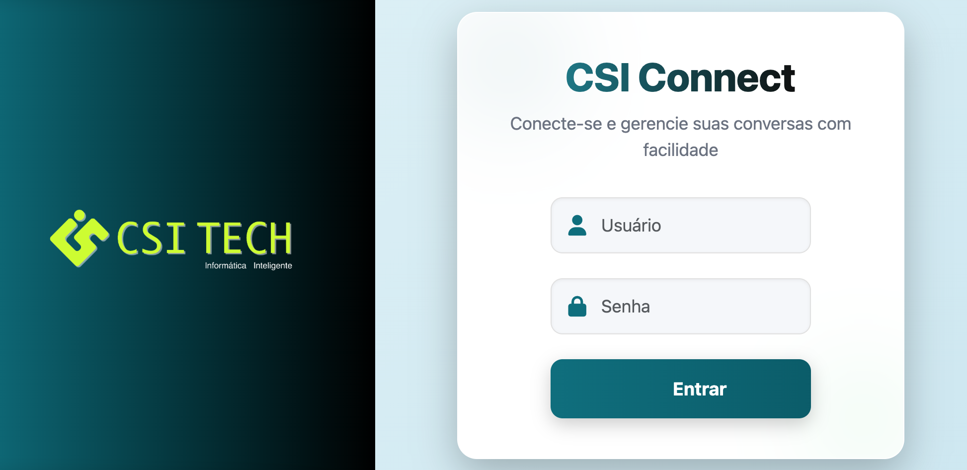 Tela de Login